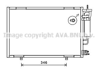 AVA QUALITY COOLING Конденсатор, кондиционер FD5490D